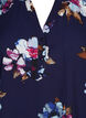 FLASH - Long sleeve blouse with print, Big Blue Flower, Packshot image number 2