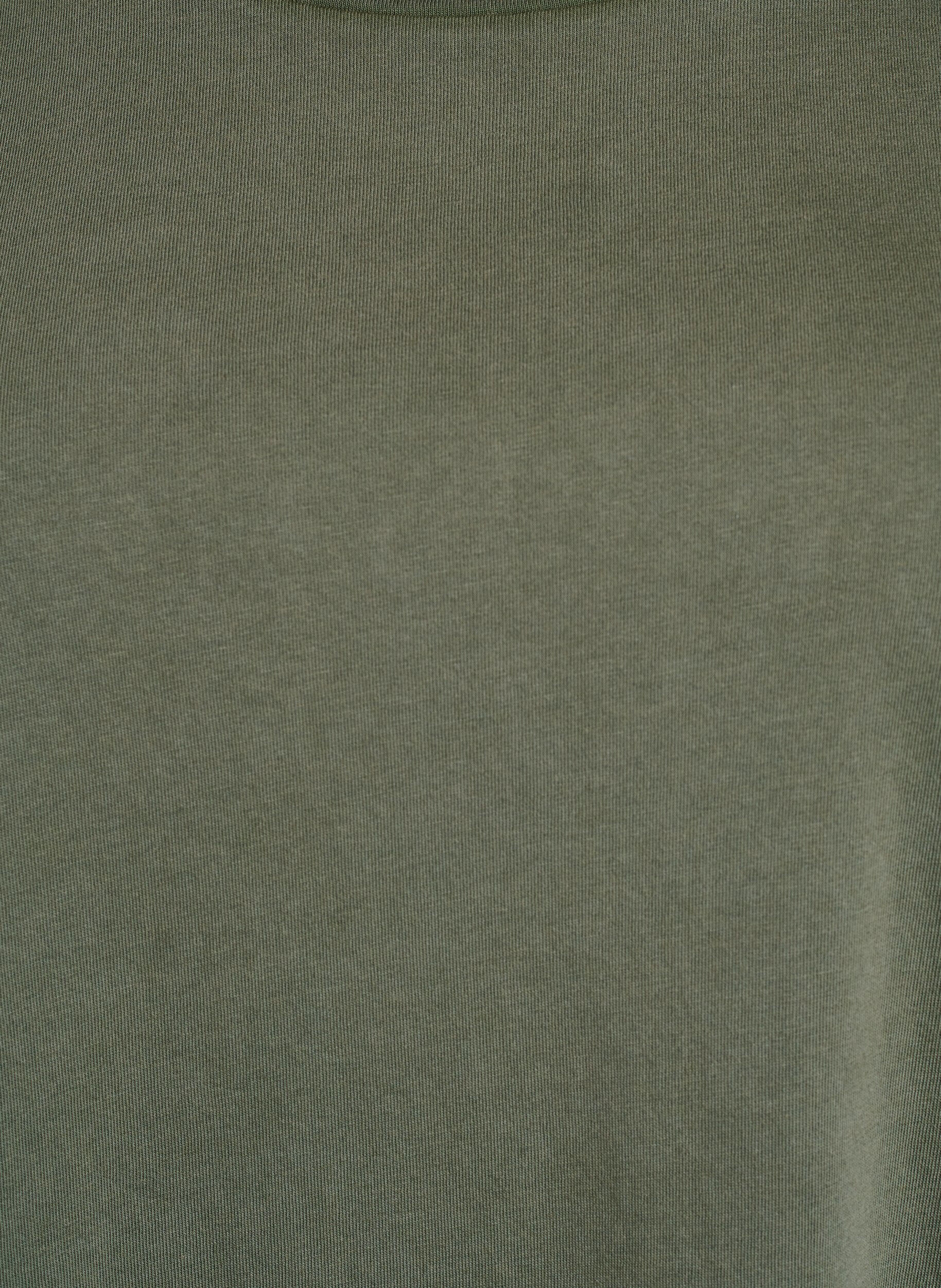 Zizzifashion Short A-line dress with a washed look, Green, Packshot image number 2