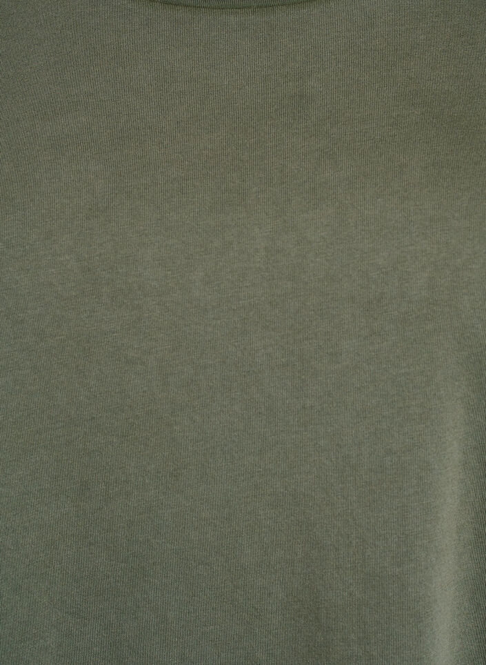 Short A-line dress with a washed look, Green, Packshot image number 2