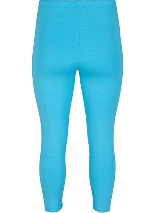 3/4 length basic leggings, River Blue, Packshot image number 1