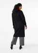 Long knitted cardigan with pockets, Black, Model image number 1