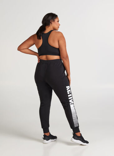 Workout trousers, Black, Model image number 1