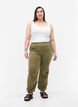 Tapered fit pants with elastic, Martini Olive, Model image number 0