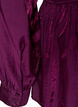 Shiny viscose blouse with peplum effect, Purple, Packshot image number 3