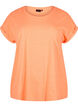 Neon colored cotton t-shirt, Coral, Packshot image number 0