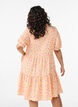 Short A-line dress, Yellow, Model image number 2