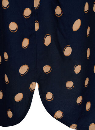 FLASH - Shirt dress with polka dots, Blue Double Dot, Packshot image number 4