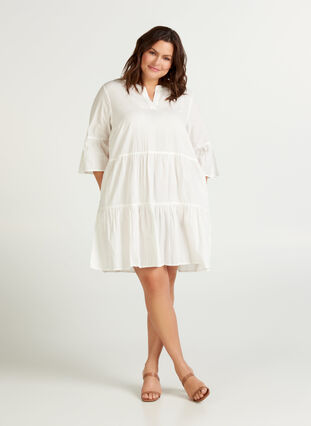 Dress, Bright White, Model image number 2
