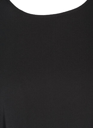 Blouse with short sleeves, Black, Packshot image number 2