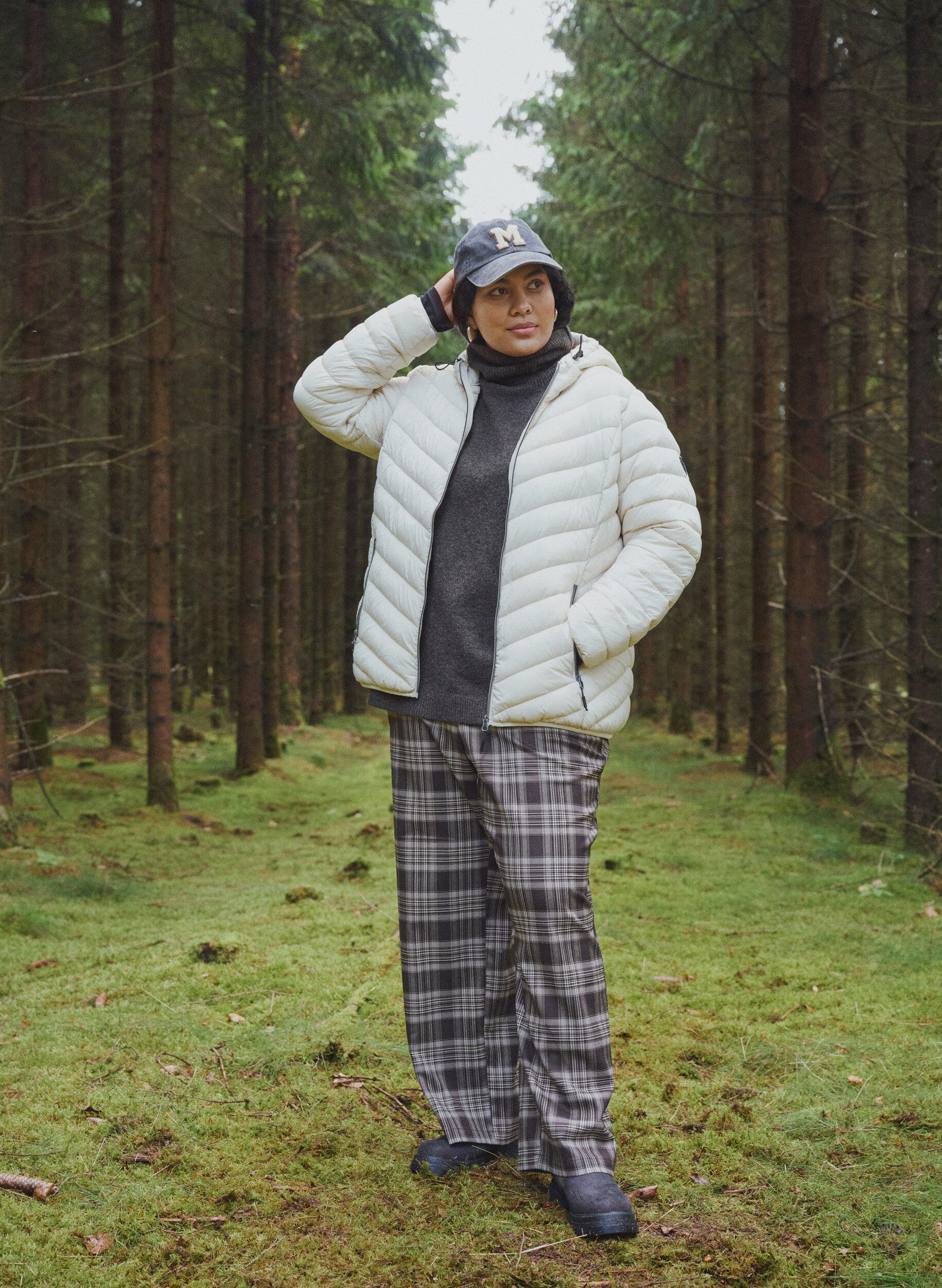 ZizzifashionLightweight jacket with hood, Beige, Image image number 0