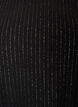 Short A-line dress with glitter stripes, Black, Packshot image number 2