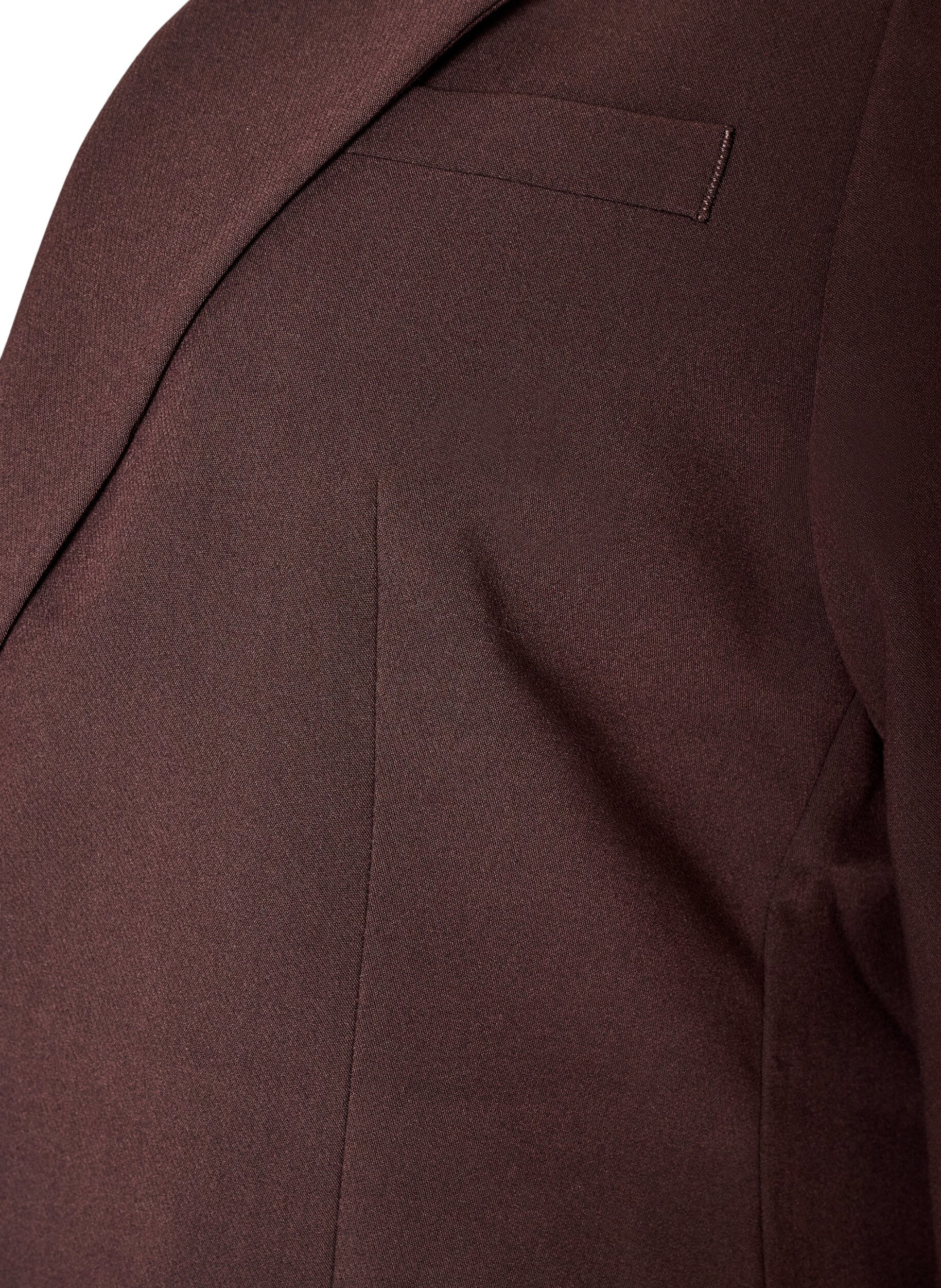 ZizzifashionClassic blazer with a single button closure, Brown, Packshot image number 4