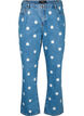 High waist Gemma jeans with daisies, Light Blue, Packshot image number 0