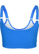 Leo-textured bikini top, Palace Blue, Packshot image number 1