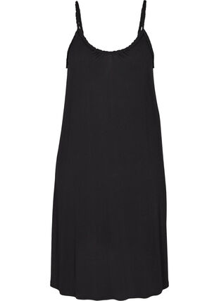 Beach dress in viscose, Black, Packshot image number 0