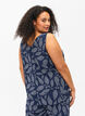 Printed top with V-neck, Navy B. w. Dot Leaf, Model image number 1