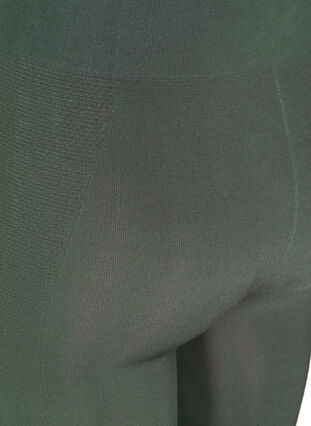 High waisted, textured workout leggings, Green As SS, Packshot image number 3