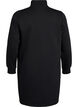 Short sweatshirt dress with a high neck, Black, Packshot image number 1