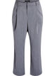 High-waisted tailored trousers with straight legs, Dark Grey, Packshot image number 0