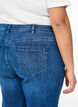 High-waisted bootcut jeans, Blue, Model image number 2