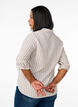 Shirt in linen and viscose with 3/4 sleeves, Beige, Model image number 2