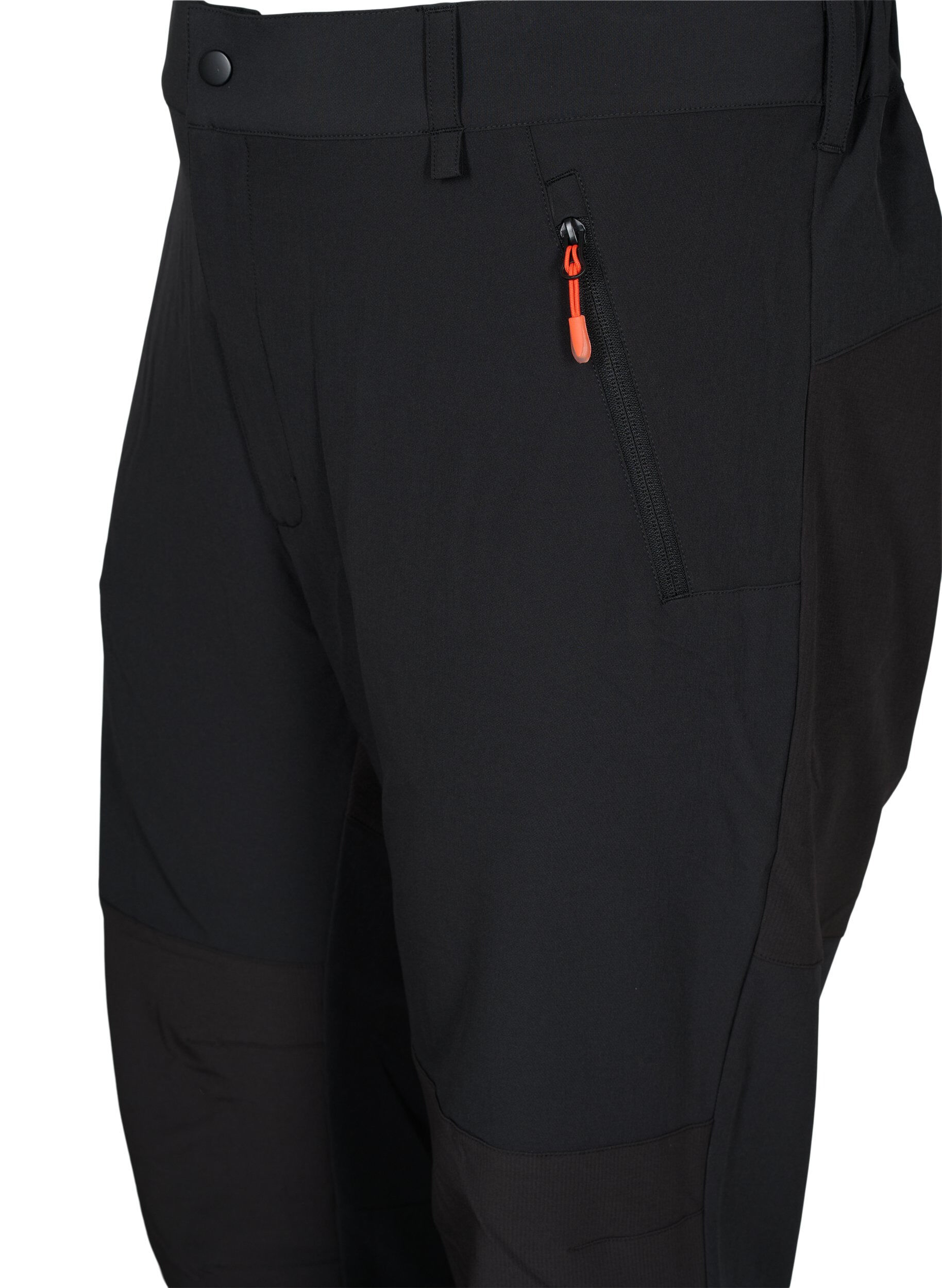 Zizzifashion Hiking trousers with removable legs, Black, Packshot image number 2