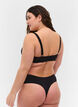 Lace g-string with regular waist, Black, Model image number 1