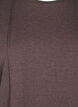 Loose jersey blouse with seam details, Brown, Packshot image number 2