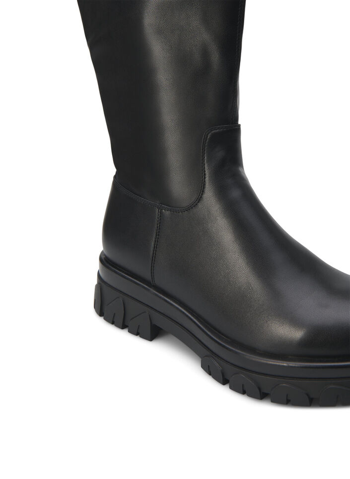 Boot with long shaft, Black, Packshot image number 3