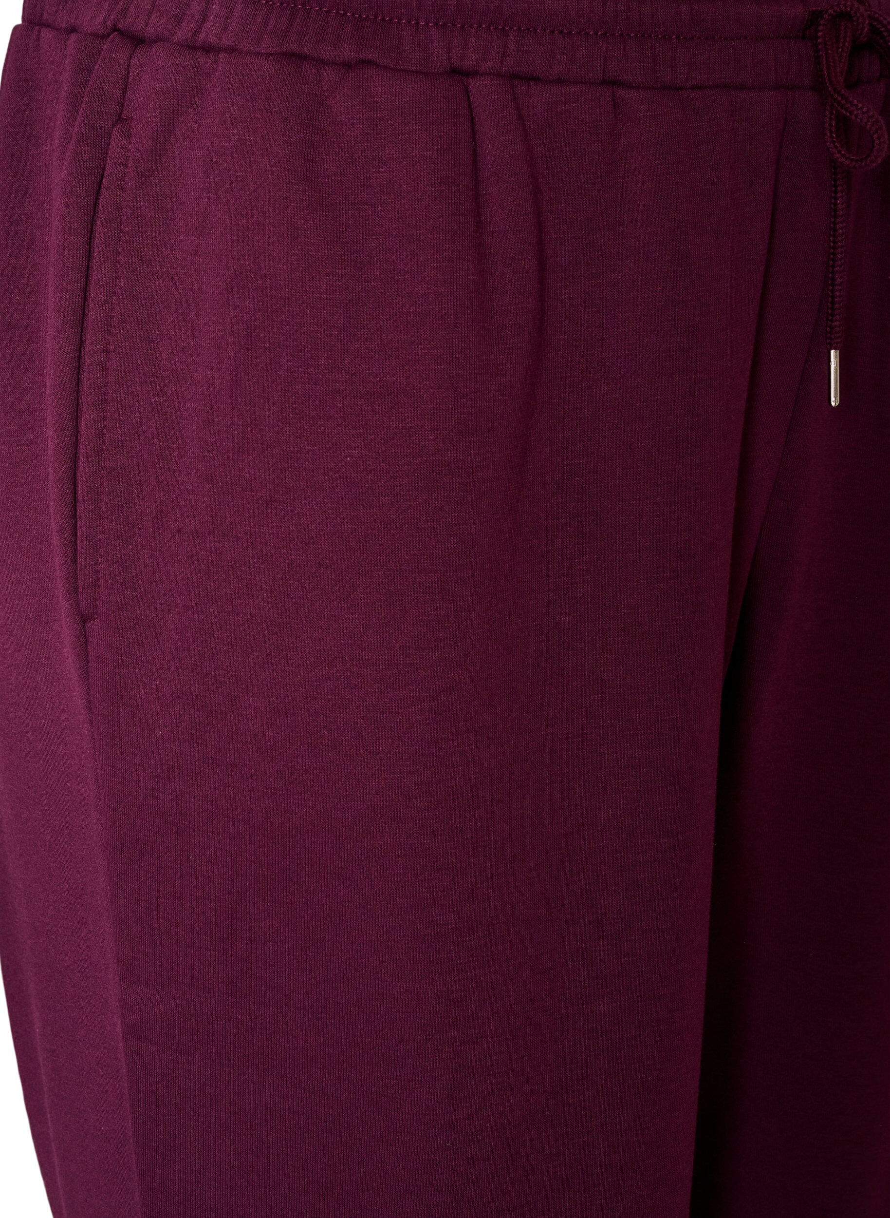 ZizzifashionHigh-waisted sweatpants with drawstring, Purple, Packshot image number 2
