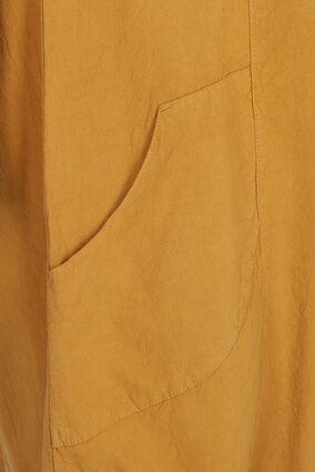 Dress with pockets, Golden Yellow, Packshot image number 2