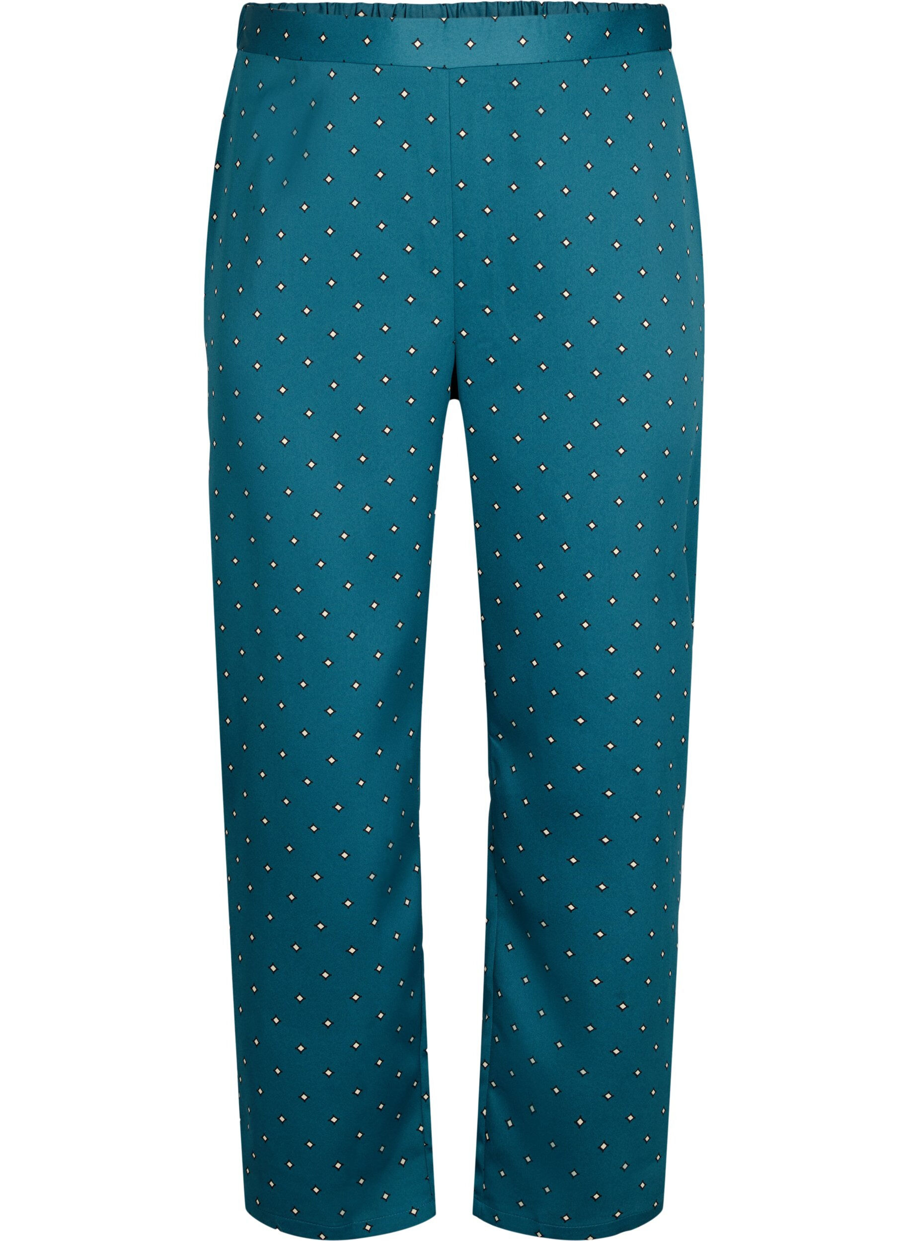 Zizzifashion Printed pyjamas pants, Balsam AOP, Packshot image number 0