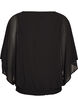 Chiffon blouse with balloon effect, Black, Packshot image number 1