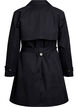 Mid-length trench coat with belt, Black, Packshot image number 1