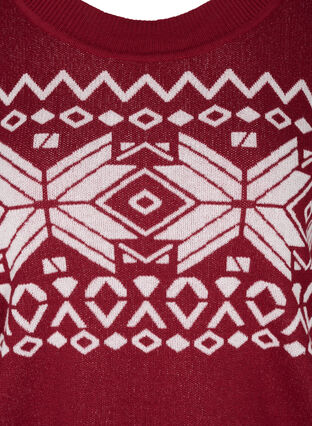 Knitted jumper with Christmas motif, Rio Red Comb, Packshot image number 2
