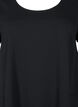 Jersey dress with short sleeves and pockets, Black, Packshot image number 2