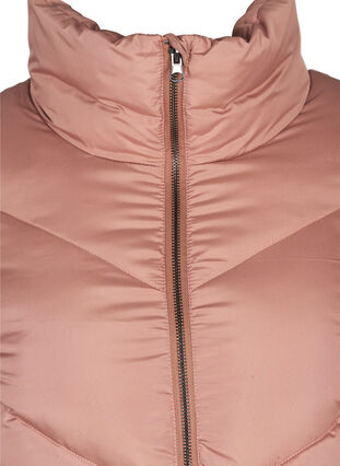 Long high neck jacket, Burlwood, Packshot image number 2