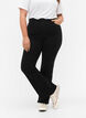 FLASH - High waisted jeans with bootcut, Black, Model image number 2