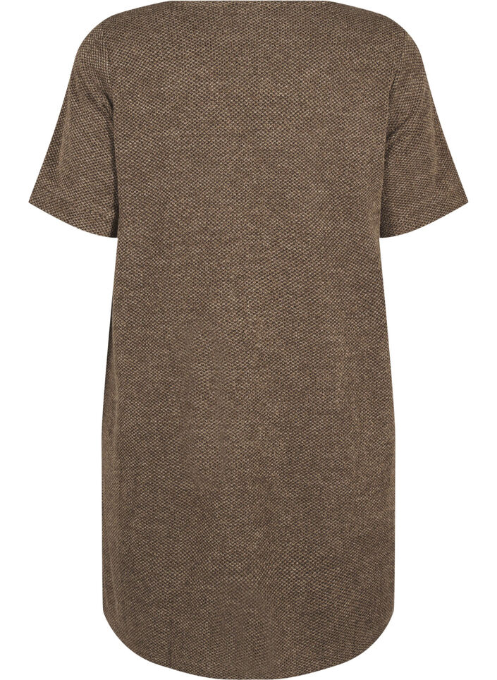 T-shirt dress with short sleeves, Caribou, Packshot image number 1