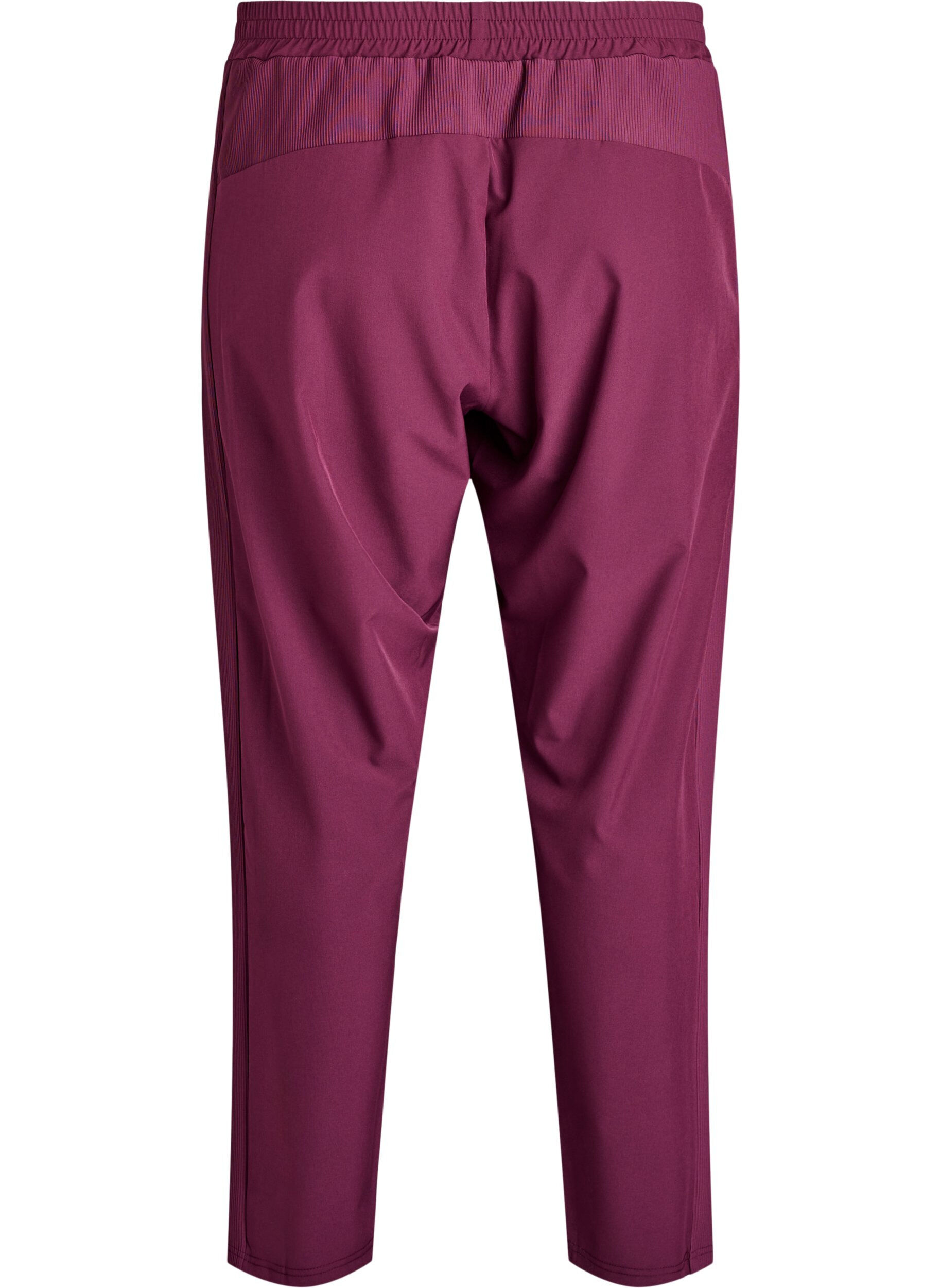Zizzifashion Lightweight training trousers with pockets, Red, Packshot image number 1