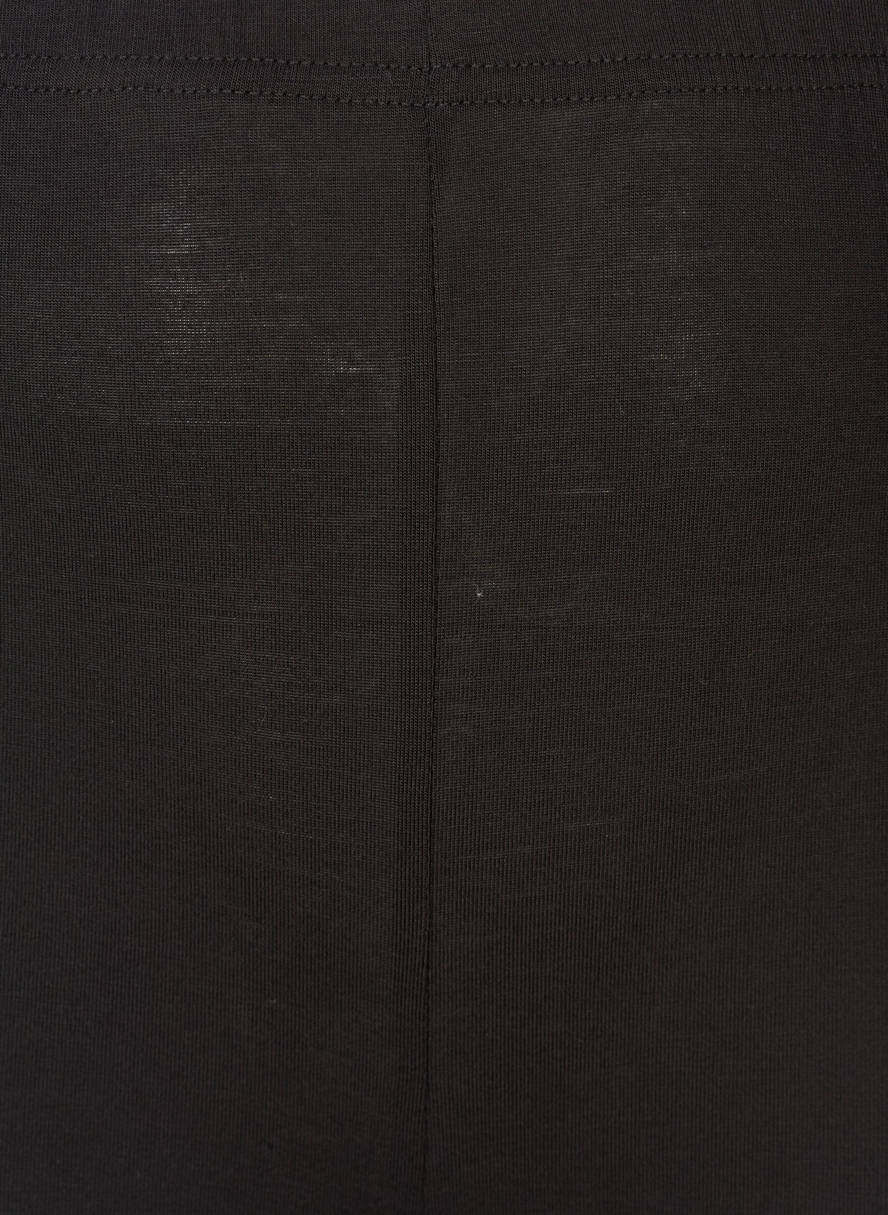 Zizzifashion Basic viscose leggings, Black, Packshot image number 2