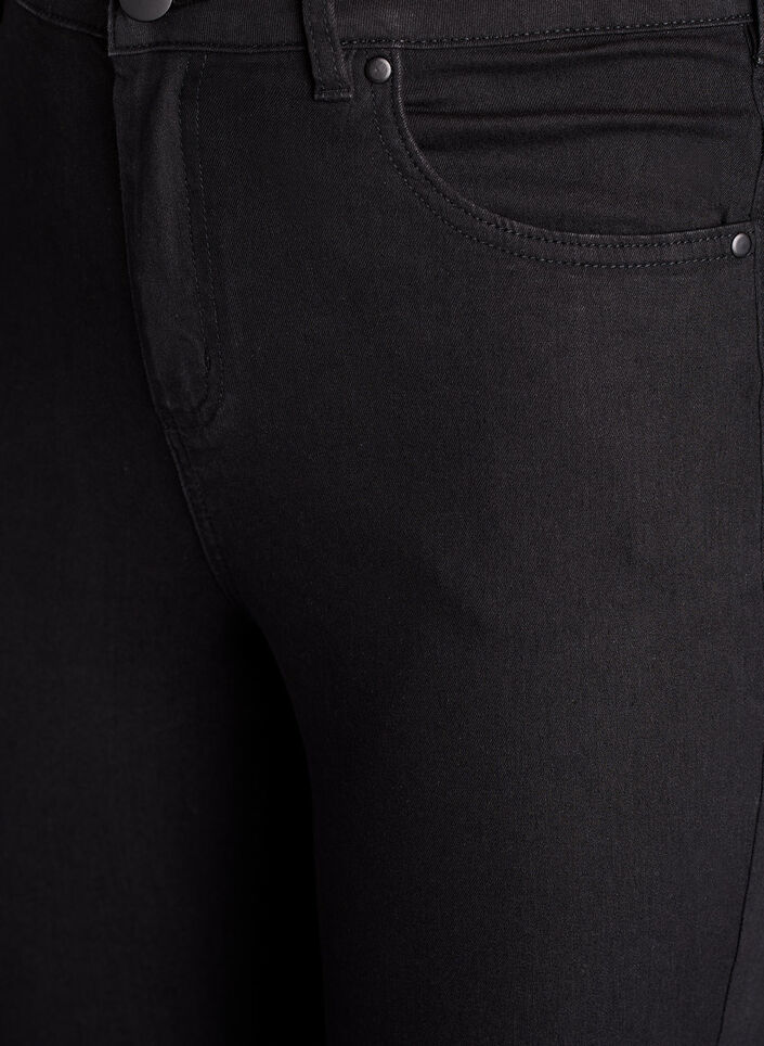 Amy high-waisted super slim fit jeans, Black, Packshot image number 2