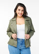 Biker jacket in faux leather, Green, Model image number 0