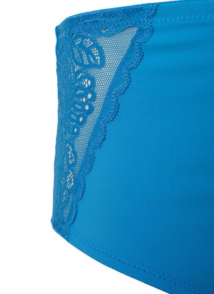 Underwear with regular waist and lace, Cendre Blue, Packshot image number 2