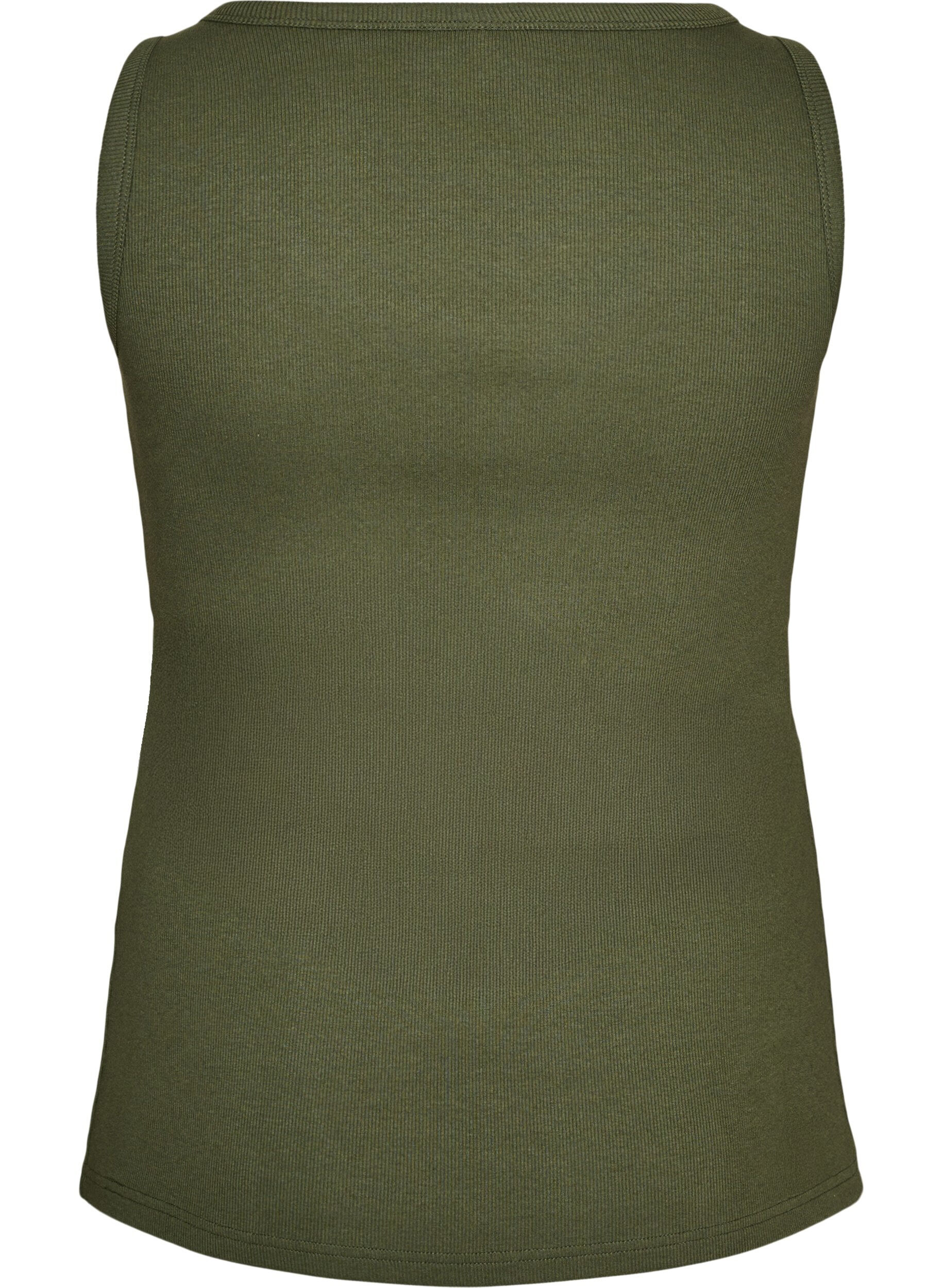 Zizzifashion Fitted top with motif, Green, Packshot image number 1