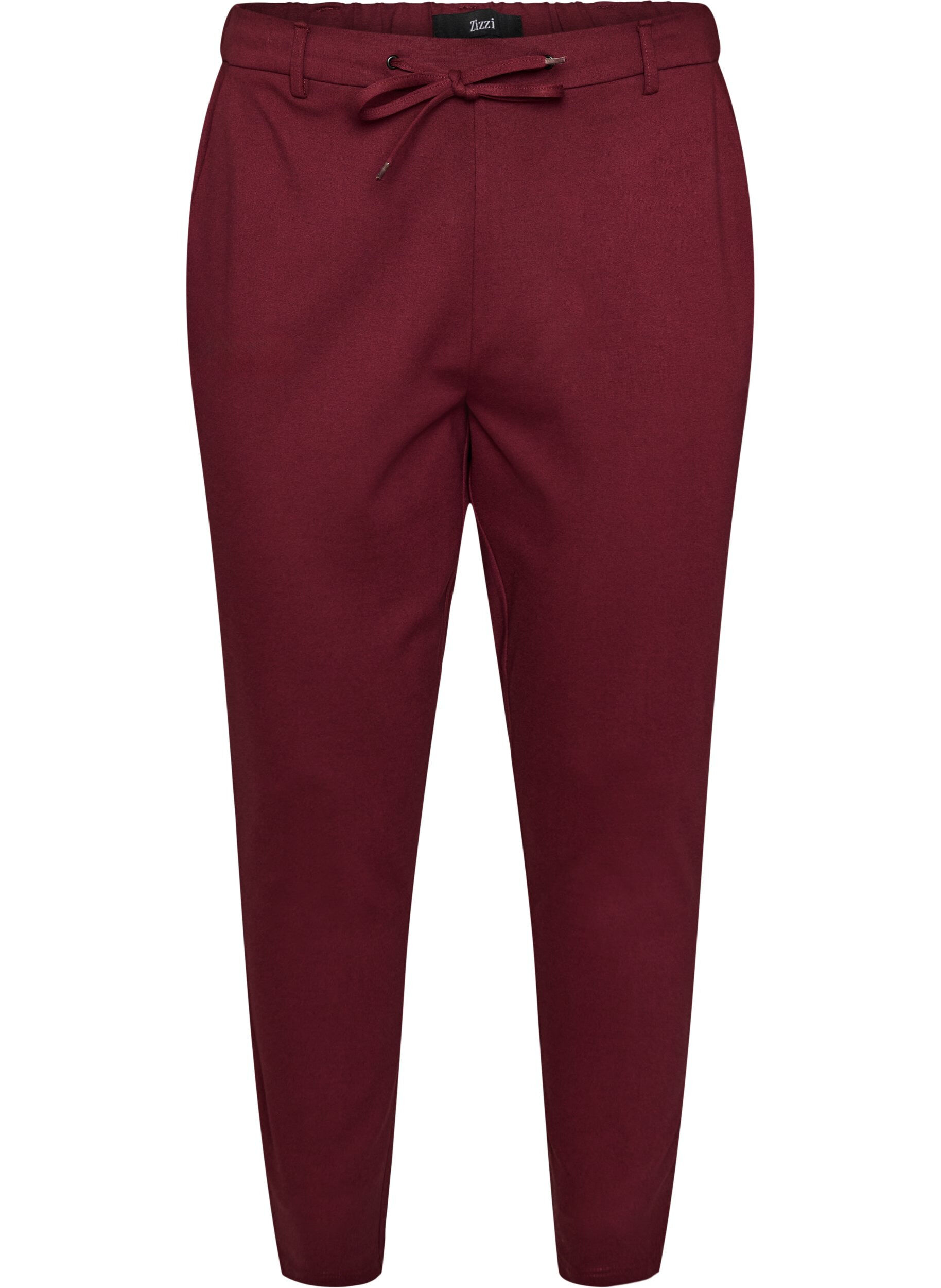ZizzifashionCropped Maddison trousers, Red, Packshot image number 0