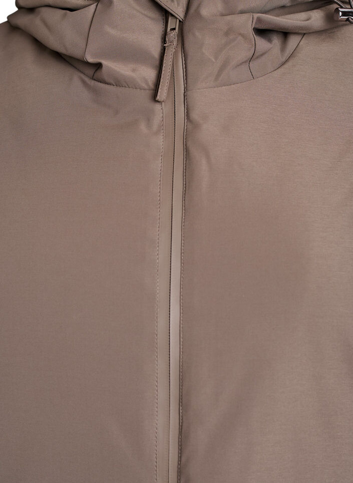 Winter jacket with adjustable waist, Brown, Packshot image number 2