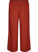 Wide-leg linen and viscose trousers, Red, Packshot image number 0