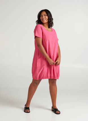 Dress with pockets, Azalea, Model image number 2