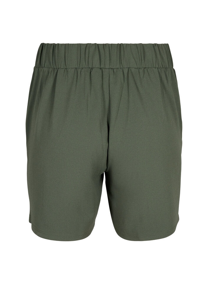 Shorts with pockets and loose fit, Green, Packshot image number 1